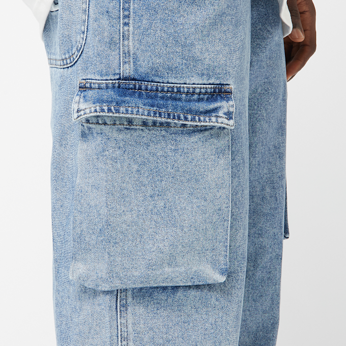 Karl Kani OG K SIDEPOCKET BAGGY DENIM VINTAGE mid blue plava 44855 4