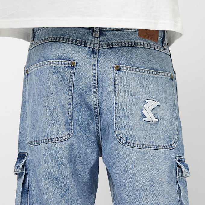 Karl Kani OG K SIDEPOCKET BAGGY DENIM VINTAGE mid blue niebieski 44855 6