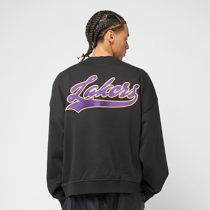 Mitchell & Ness NBA Oversweep Crewneck Sweater LA Lakers nero 44862 1