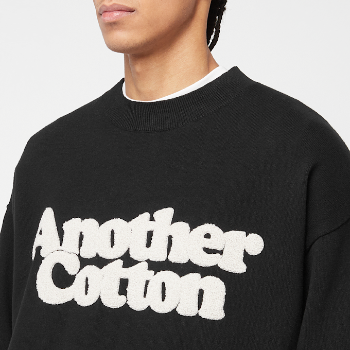 Another Cotton Lab Another Chenille Oversize Knit Sweatshirt schwarz 44866 3
