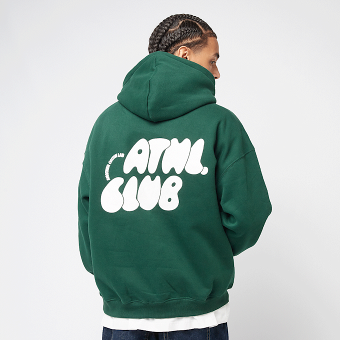 Another Cotton Lab ATHL. CLUB OVERSIZED HOODIE bottle green vert 44873 1