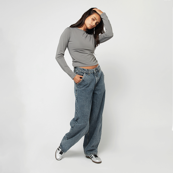 Karl Kani Small Signature Short Seamless LS dark grey siva 44938 4
