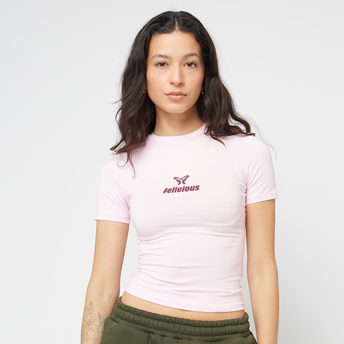 Felicious Basic Tight Logo T-Shirt lichtroze 45018 1