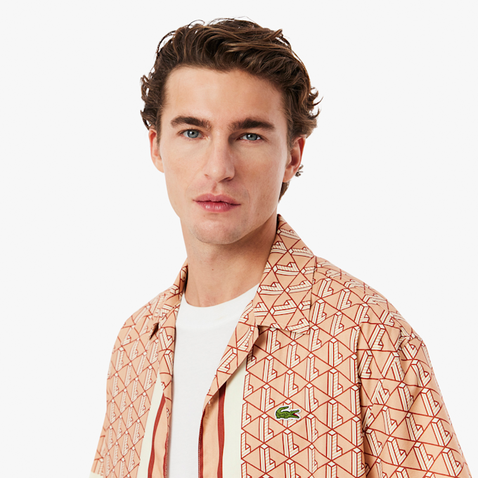 Lacoste Oberhemd beige 45065 3