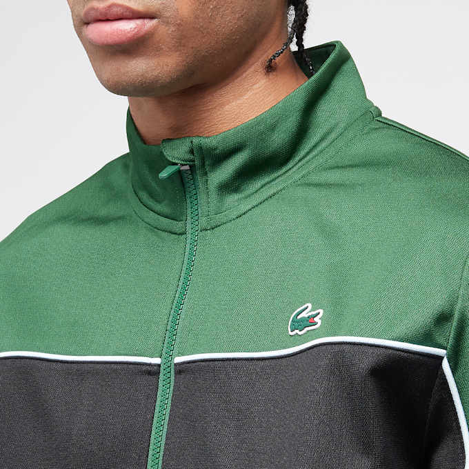 Lacoste Sport-Sweatshirt mit Branding-Print und Reißverschluss grün 45067 3