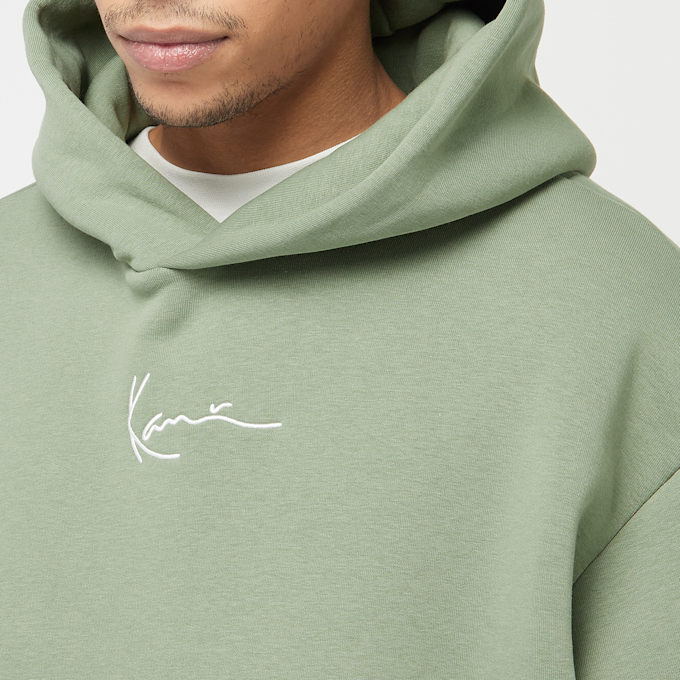 Karl Kani Small Signature Essential Oversized Hoodie vert 45092 3