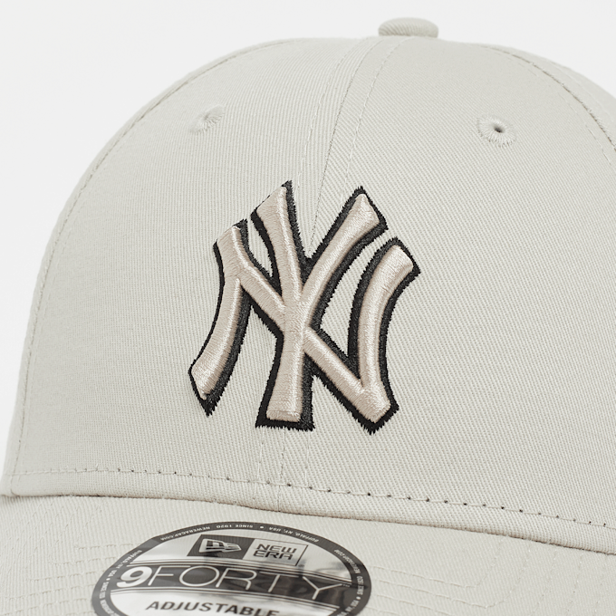 New Era 9Forty Team Outline New York Yankees bege 45095 3
