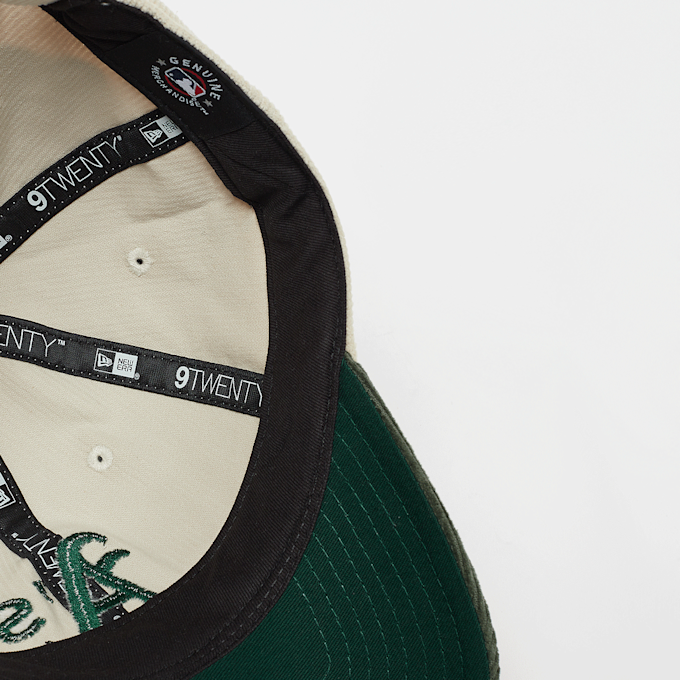 New Era 9TWENTY Block Cord Oakland Athletics beige 45161 3