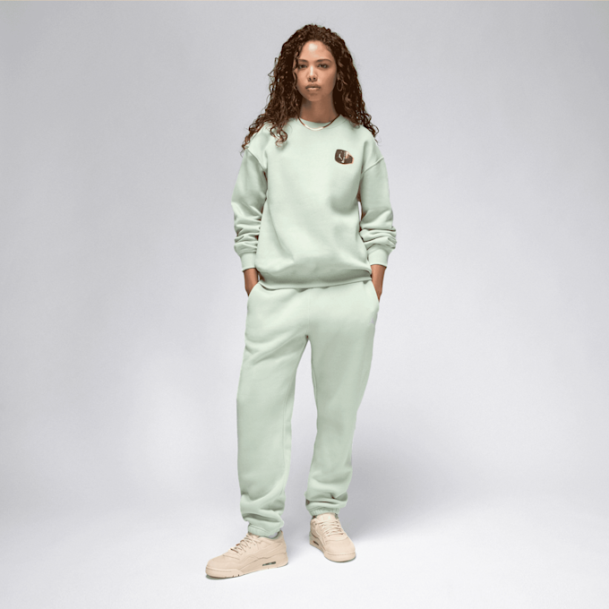Jordan Brooklyn Fleece Crew verde 45111 5