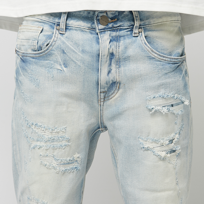 Smoke Rise Vintage Rip & Repair Jeans bleu 45330 3