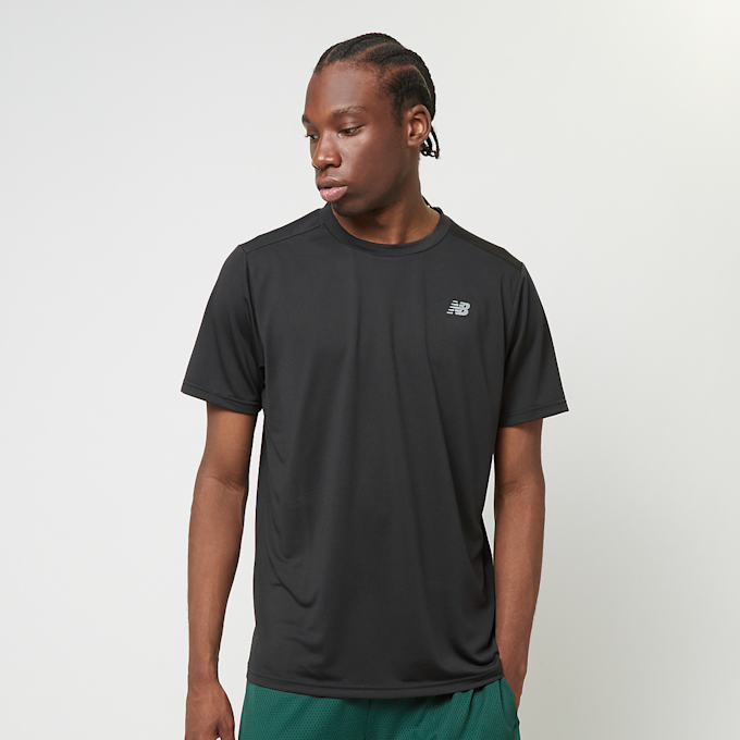 New Balance Core Run Short Sleeve czarny 45346 1