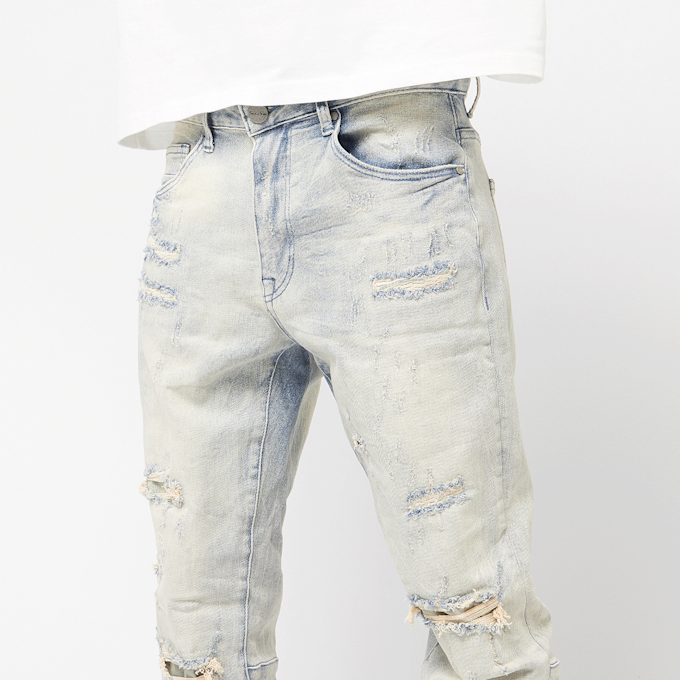 Smoke Rise Vintage Washed Jeans plava 45347 3