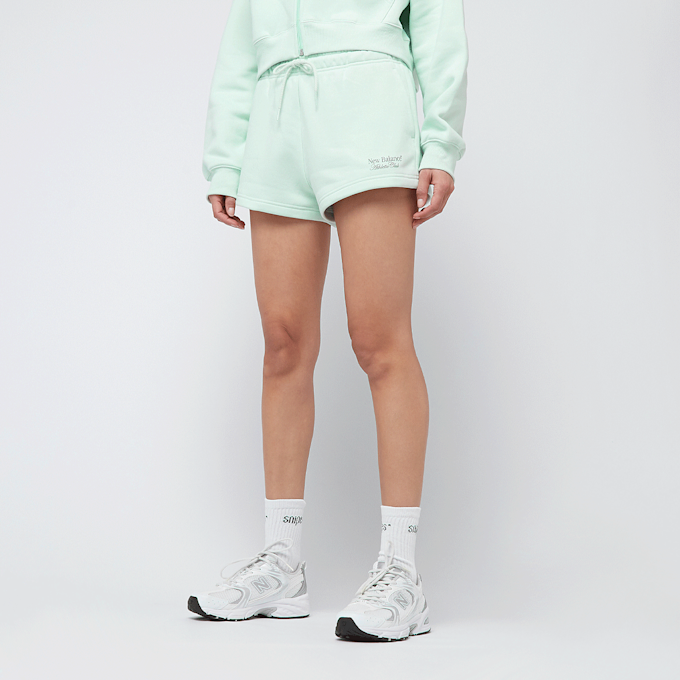 New Balance Linear Fleece Short verde 45374 1