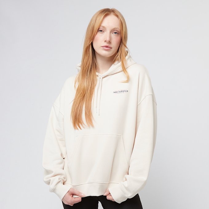 New Balance Multi Color Logo Hoodie beige 45389 2