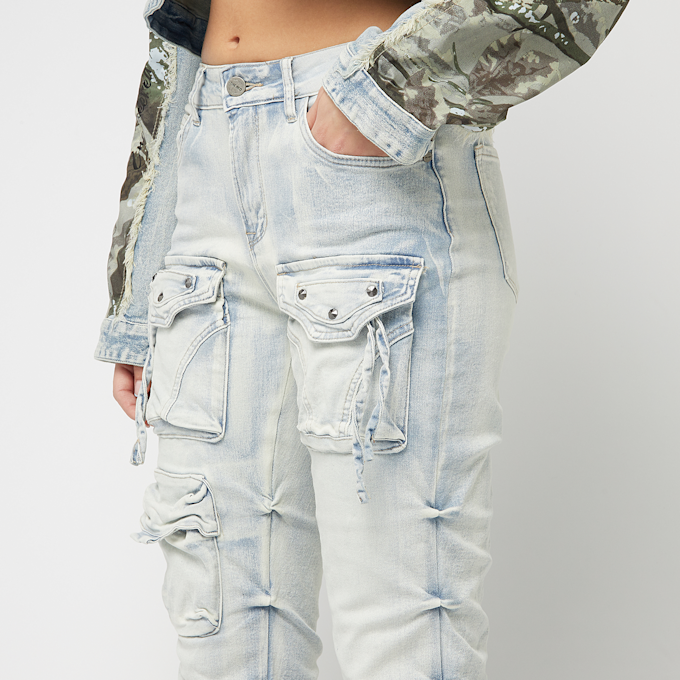 Smoke Rise High Rise Stacked Side Pinching bleu 45415 4