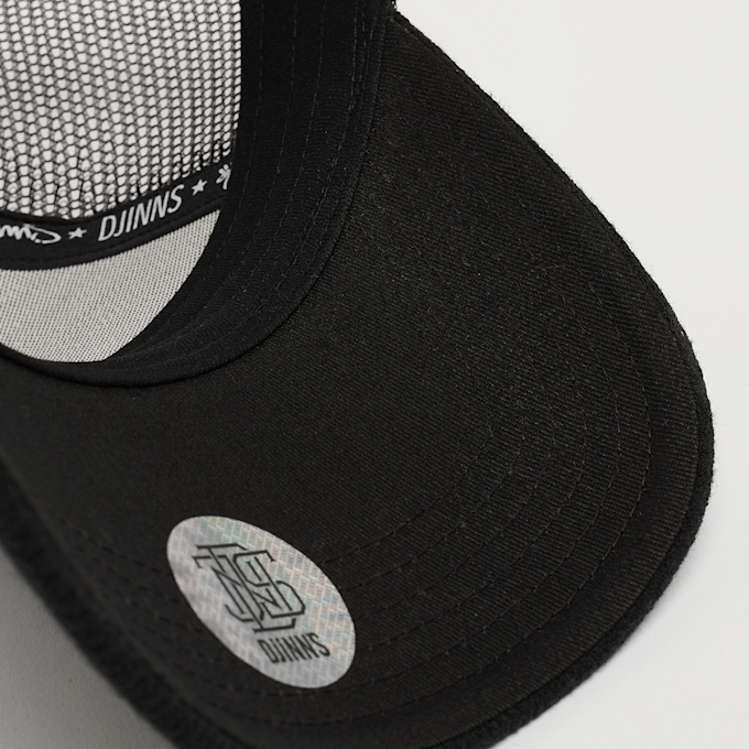 DJINNS HFT Cap DNC Wafflemelange schwarz 45419 3