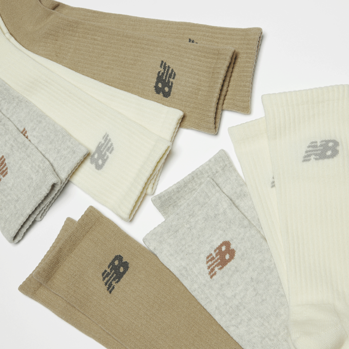 New Balance 6 PACK - Everyday Crew Socks bruin 45443 2