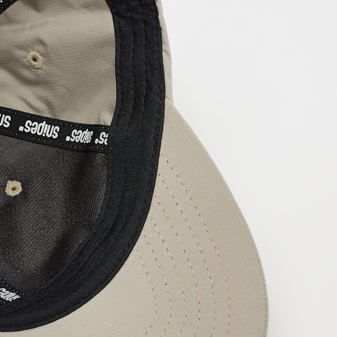 SNIPES Basic Logo Ripstop Baseball Cap beige 45399 4