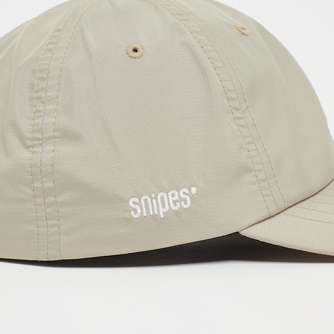 SNIPES Basic Logo Ripstop Baseball Cap beige 45399 5