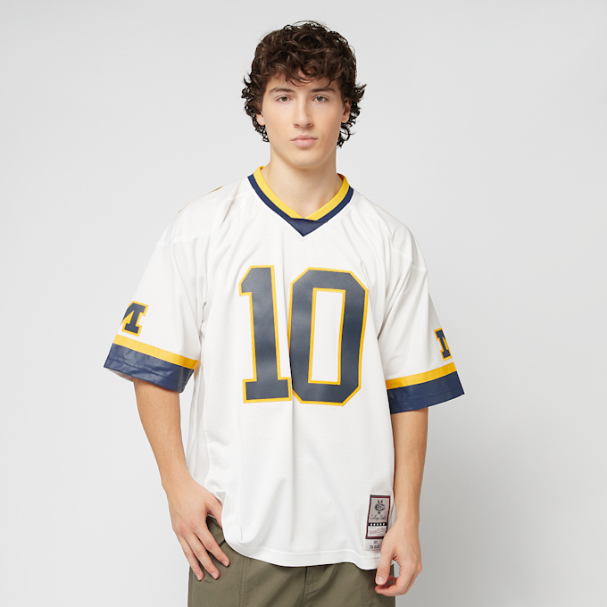 Mitchell & Ness NCAA White Jersey  1999 Tom Brady Michigan Wolverines wit 45549 1