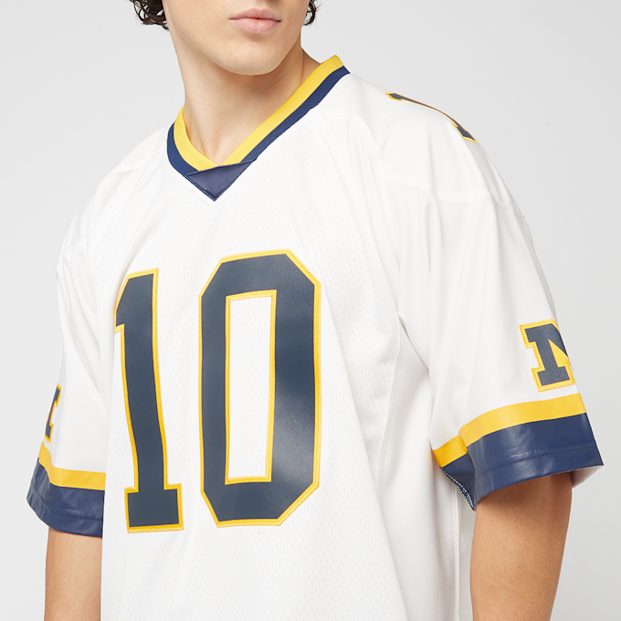 Mitchell & Ness NCAA White Jersey  1999 Tom Brady Michigan Wolverines wit 45549 3