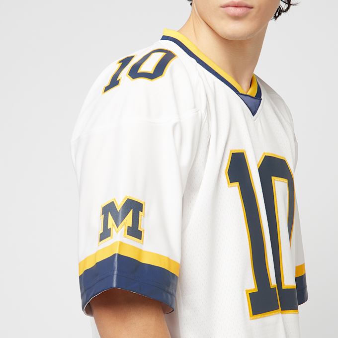 Mitchell & Ness NCAA White Jersey  1999 Tom Brady Michigan Wolverines wit 45549 5