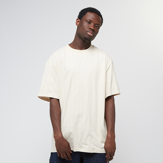 Karl Kani Small Signature Logo Pinstripe beige 45585 1