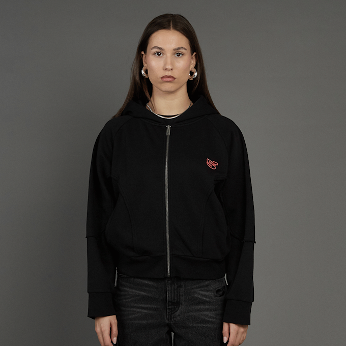 SNIPES Snipes S Patch Oversized Hoodie noir 45597 2
