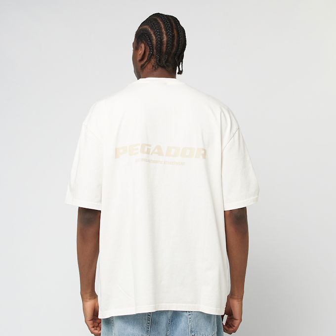 Pegador Colne Logo Oversized Tee beige 45760 1