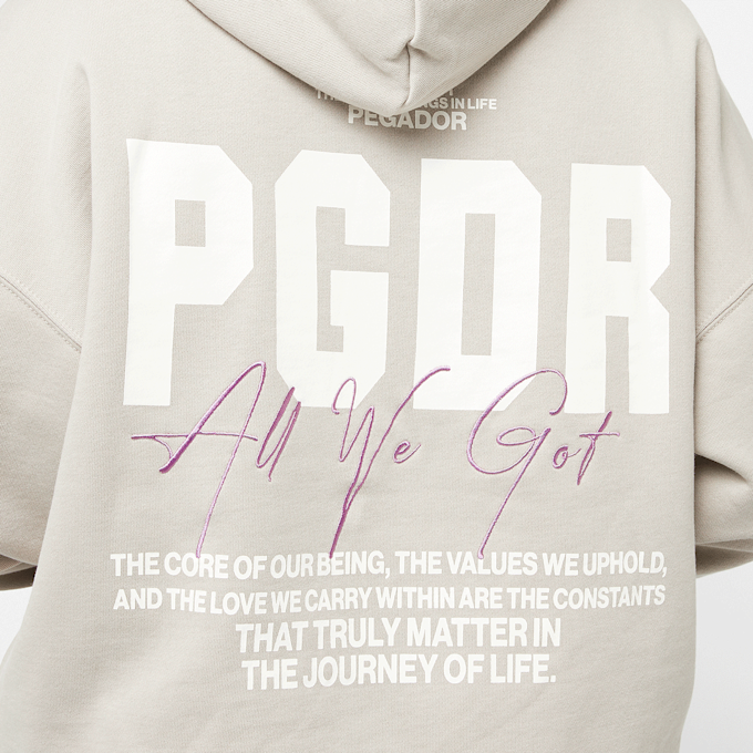 Pegador Crissy Oversized Hoodie bege 45807 4