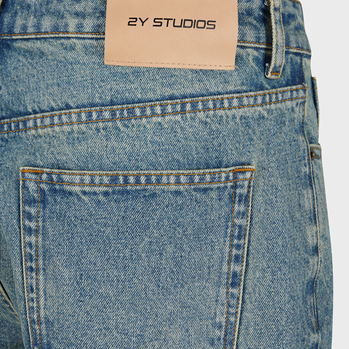 2Y STUDIOS Milu Flared Basic Jeans blau 45843 4