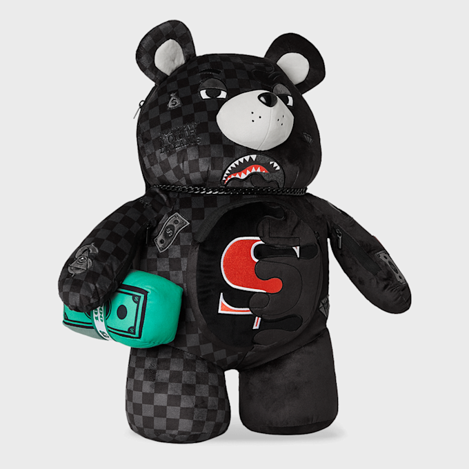 SPRAYGROUND Speed Shark Side Swipe Moneybear Backpack zwart 45859 2