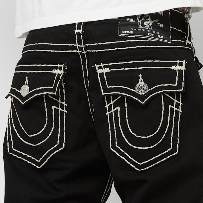 True Religion Ricky Relaxed Straight Jeans noir 46967 4
