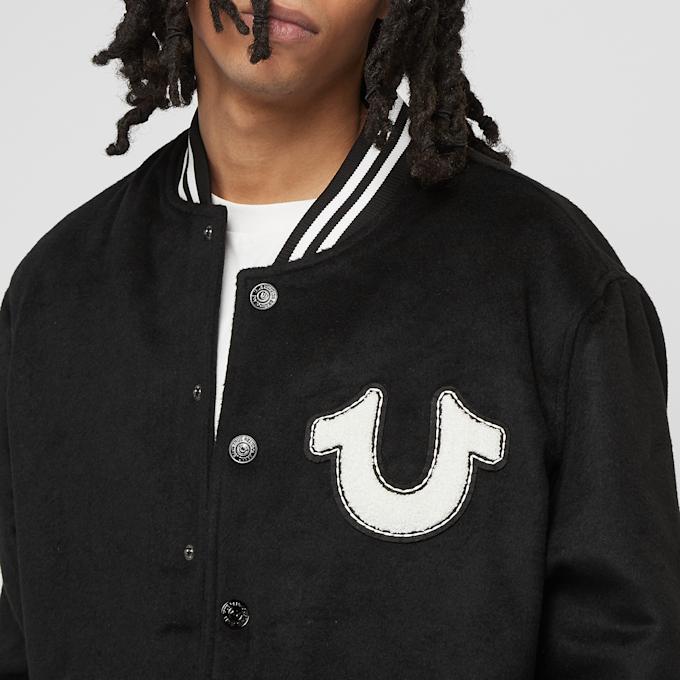 True Religion Wool Western Bomber Jacket zwart 46968 3