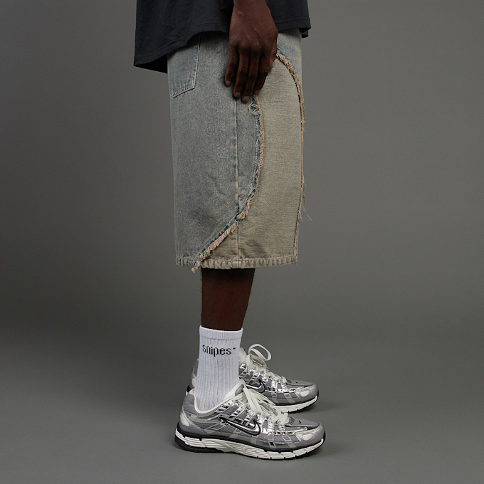 SNIPES S Cube Inside Out Baggy Denim Shorts bleu 45870 3