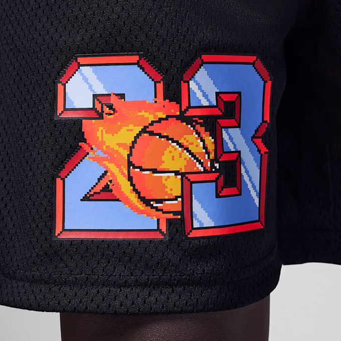 Jordan Customized Air Flame Shorts schwarz 45879 4