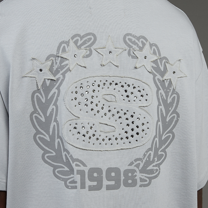 SNIPES S Emblem Tee grijs 45907 5