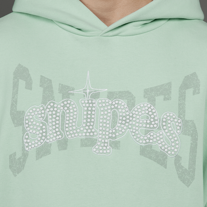 SNIPES Snipes Studs Oversized Hoodie verde 45908 3