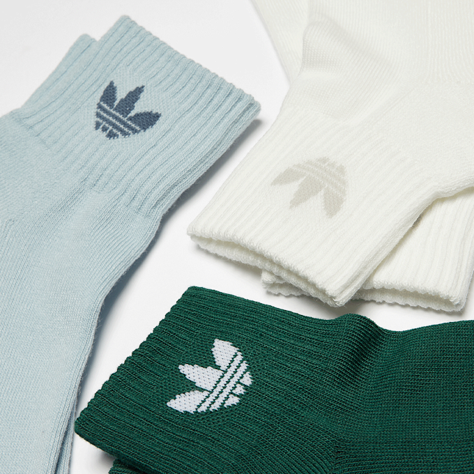 adidas Originals 3 PACK - Trefoil Mid Ankle Socken multicolor 46062 2
