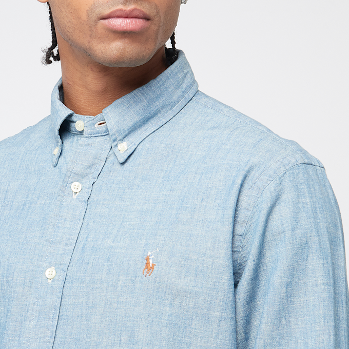 Polo Ralph Lauren Custom Fit Chambray Shirt blau 46087 3