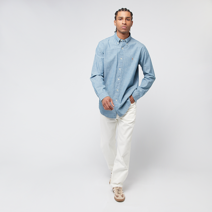 Polo Ralph Lauren Custom Fit Chambray Shirt blau 46087 4