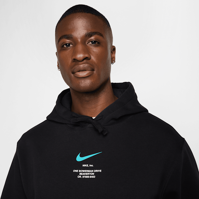 Nike   Sportswear Athletic Hoodie czarny 46109 3