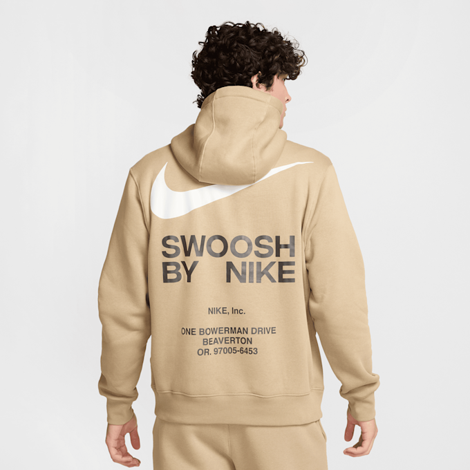 Nike   Sportswear Athletic Hoodie beż 46110 2
