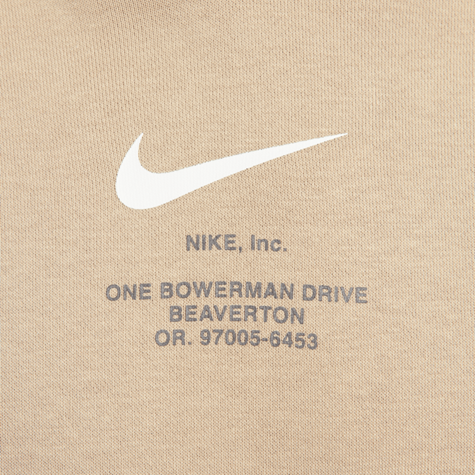 Nike   Sportswear Athletic Hoodie beż 46110 4