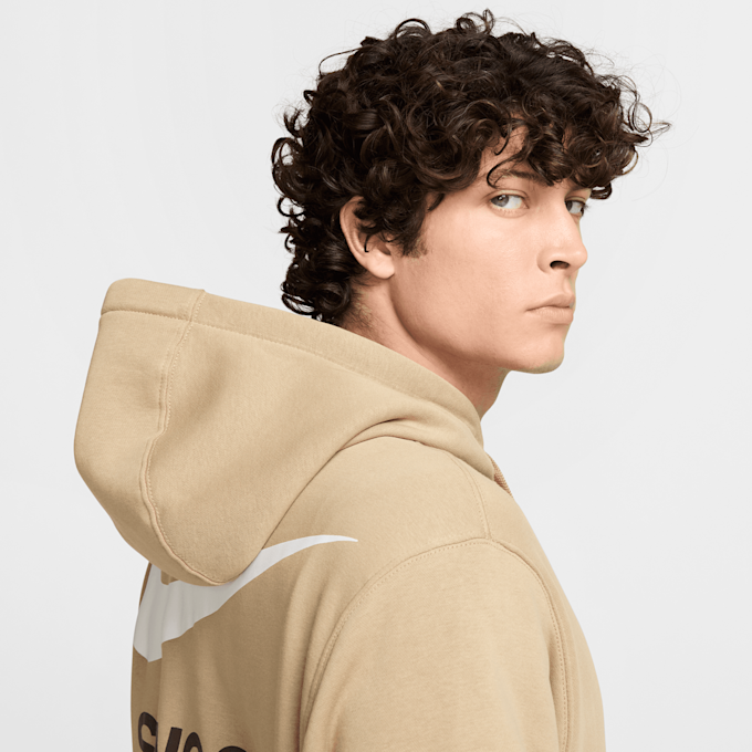 Nike   Sportswear Athletic Hoodie beż 46110 7