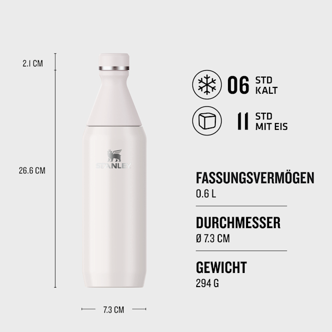 Stanley The All Day Slim Bottle | 0,6L lichtroze 46154 4