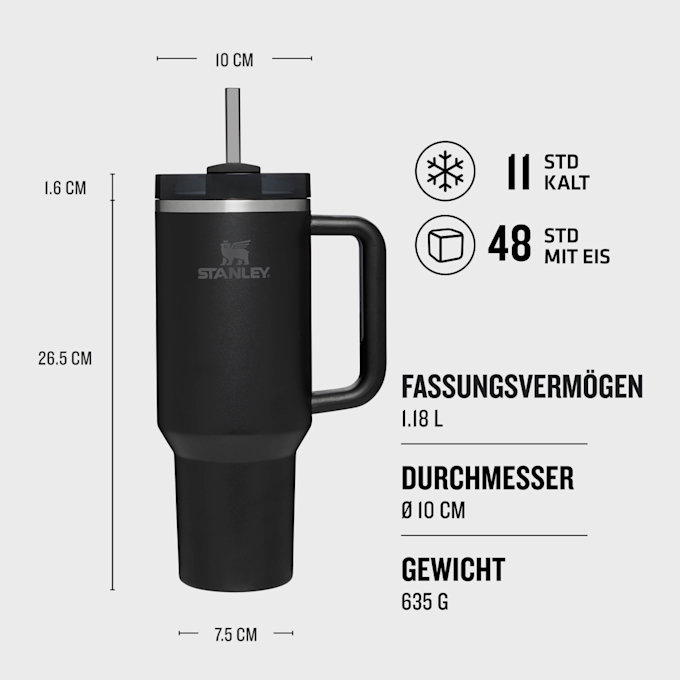 Stanley The Quencher H2.0 Flowstate Tumbler | 1,2L schwarz 46162 4