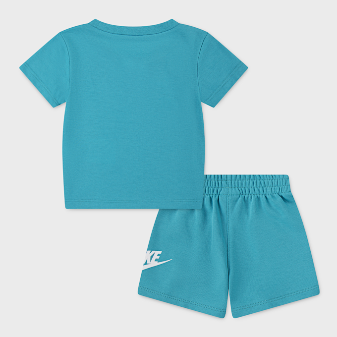 Nike Club Tee & Short Set blauw 46269 2
