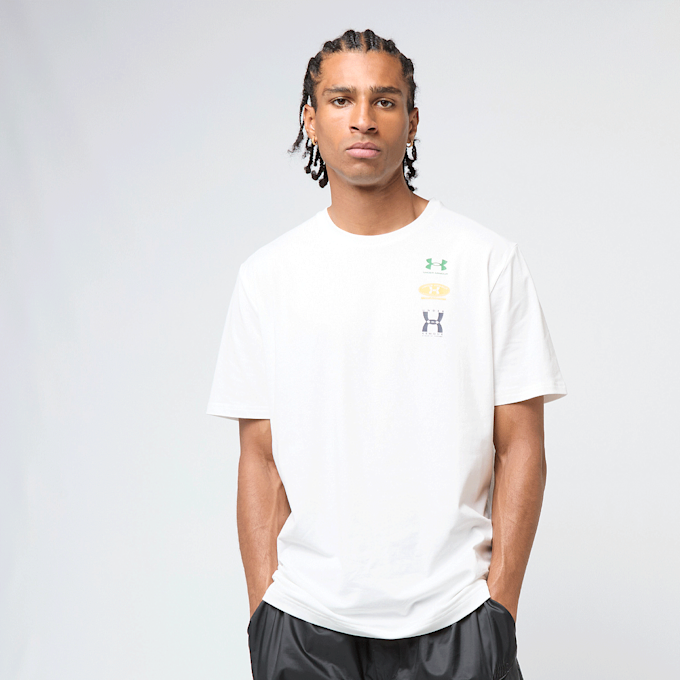Under Armour Evol Logo Shortsleeve Shirt branco 46353 2