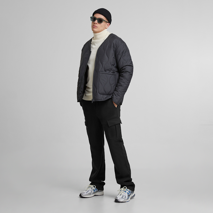 Urban Classics Padded Quilting Jacket preto 46419 3